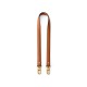 Brown Leather Bucket Bag with Adjustable Crossbody Strap