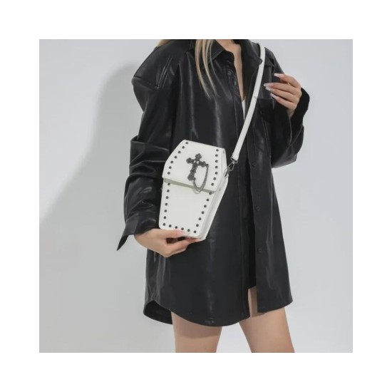 Gothic Studded Crossbody Bag | Vintage Mini Phone Purse for Women