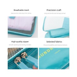 Premium Travel Organizer Set: 6-Piece & 7-Piece Packing Cubes for Luggage & Suitcase