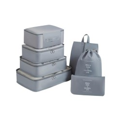 Premium Travel Organizer Set - 7-Piece Thickened Luggage Packing Cubes for Clothes & Accessories