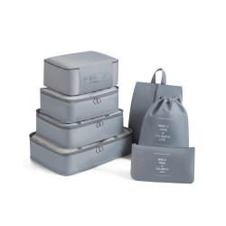 Premium Travel Organizer Set - 7-Piece Thickened Luggage Packing Cubes for Clothes & Accessories