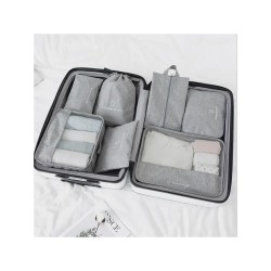 7-Piece Travel Organizer Set: Packing Cubes for Clothes, Underwear & Toiletries