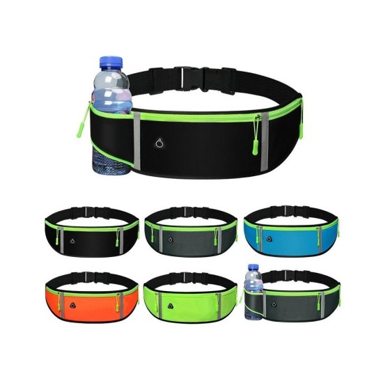 Waterproof Running Waist Pack with Hidden Anti-Theft Pocket for Fitness and Cycling