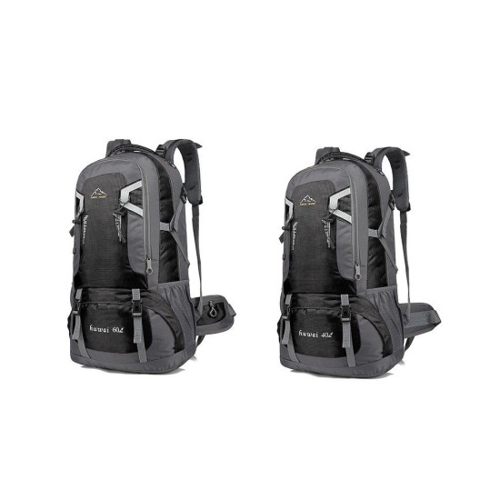 40L/60L Large-Capacity Hiking Backpack | Waterproof Travel Daypack for Outdoor Adventure, Cycling, Camping & Luggage Org