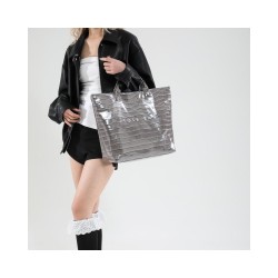 Stylish Jelly Tote Bag for Women - Waterproof Shoulder Handbag for Work & Commute