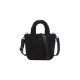Cozy Faux Shearling Handbag - Cute Minimalist Tote with Crossbody Strap for Daily Commute