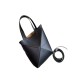 PuzzleFold Geometric Bucket Bag - Convertible Tote & Crossbody with Large Capacity