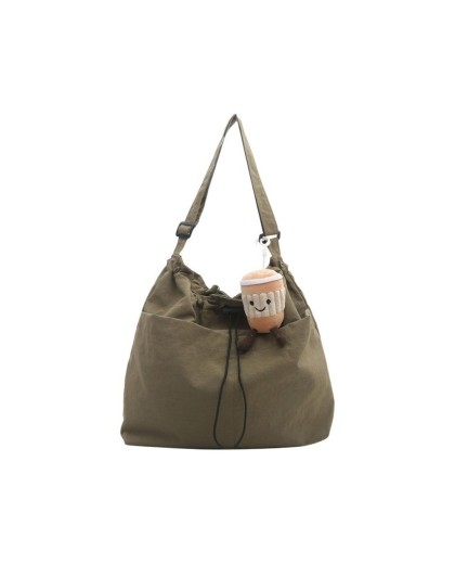 Waterproof Nylon Drawstring Hobo Bag – Large Capacity Foldable Crossbody Tote for Travel & Daily Use