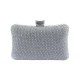 Elegant Crystal-Encrusted Evening Clutch for Formal Dresses & Gala Events
