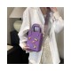 EVA Mesh Beach Bag, Waterproof Crossbody Phone Purse, Cute Jelly Shoulder Bag for Women