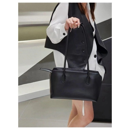 Fashion Icon-Approved Tote & Crossbody Bag: Spacious Shoulder Handbag with Detachable Strap, Versatile Top-Handle and Sl