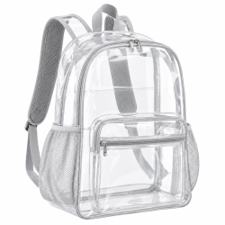 Clear TPU Jelly Backpack for Students, Large Capacity Waterproof School Bag