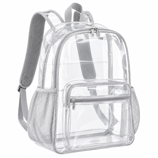 Clear TPU Jelly Backpack for Students, Large Capacity Waterproof School Bag
