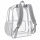 Clear TPU Jelly Backpack for Students, Large Capacity Waterproof School Bag