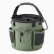 Foldable Rock Climbing Storage Bag Durable Carabiner Hook Partitions Organizer Holder Hiking Gear